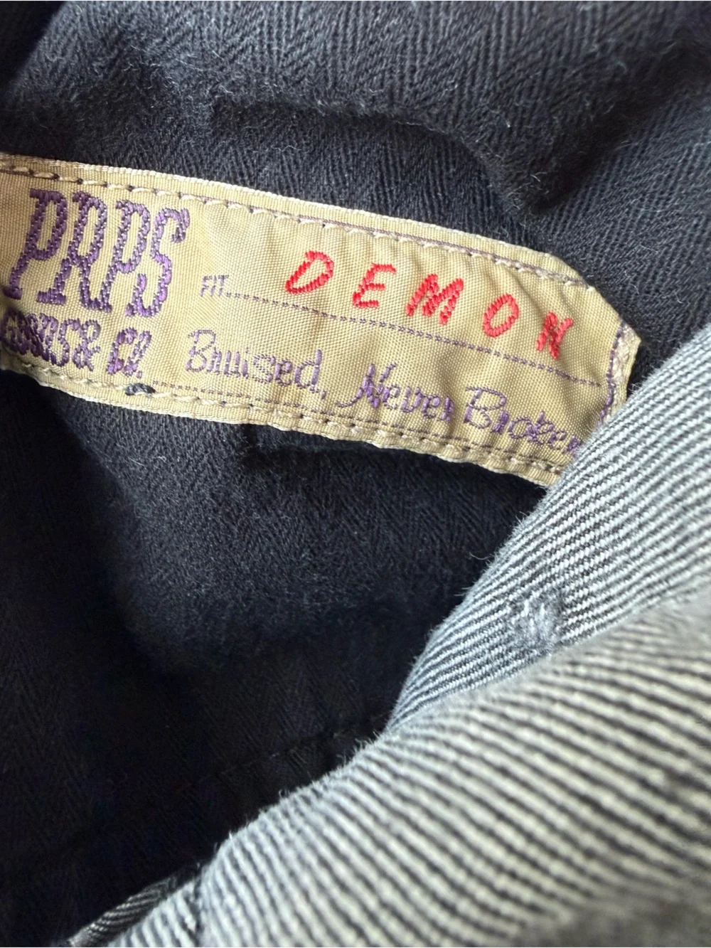 PRPS Distressed Demon Fit Jeans Size 33